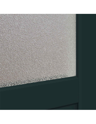 Porta d'ingresso laterale Antracite 98 x 198 cm PVC
