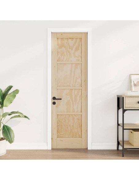 Porta Interna Naturale 61 x 198,5 cm Legno compensato