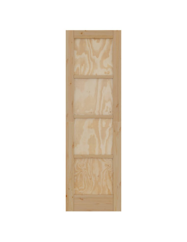 Porta Interna Naturale 61 x 198,5 cm Legno compensato