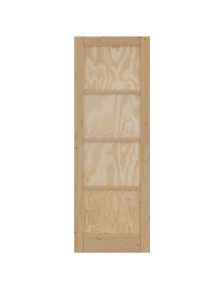 Porta Interna Naturale 73,5 x 211 cm Legno compensato
