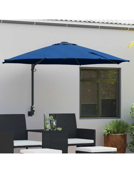 Ombrello da giardino Azzurro 248 x 248 x 148 cm