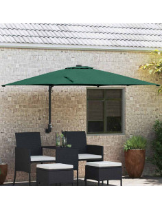 Ombrello da giardino Verde 248,5 x 247,5 x 160 cm