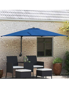 Ombrello da giardino Azzurro 248,5 x 247,5 x 160 cm