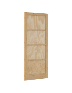 Porta Interna Naturale 83 x 232 cm Legno compensato 2