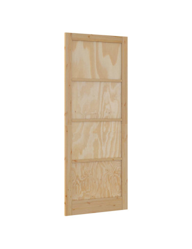 Porta Interna Naturale 83 x 232 cm Legno compensato