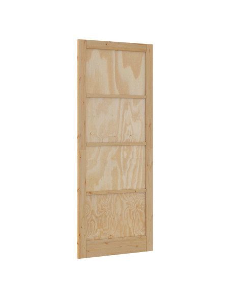 Porta Interna Naturale 83 x 232 cm Legno compensato