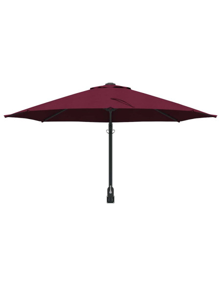 Ombrello da giardino Rosso Bordeaux 248 x 248 x 148 cm