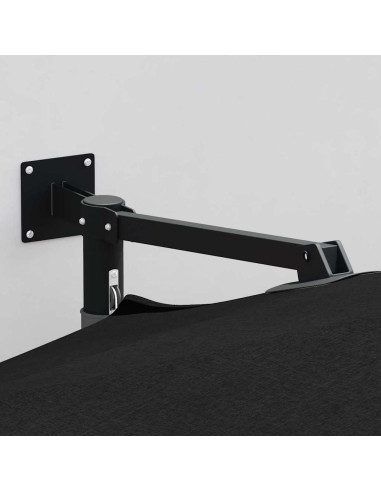 Ombrello da giardino Nero 248 x 248 x 148 cm