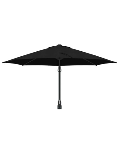 Ombrello da giardino Nero 248 x 248 x 148 cm