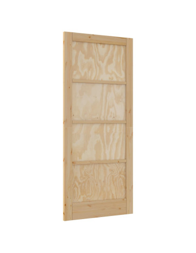 Porta Interna Naturale 86 x 198,5 cm Legno compensato