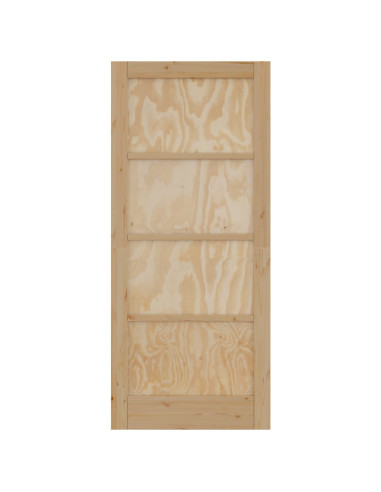 Porta Interna Naturale 86 x 198,5 cm Legno compensato