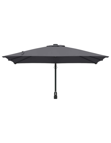 Ombrello da giardino Antracite 248,5 x 247,5 x 160 cm