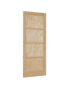 Porta Interna Naturale 86 x 211 cm Legno compensato 2