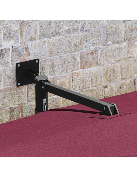 Ombrello da giardino Rosso Bordeaux 248,5 x 247,5 x 160 cm