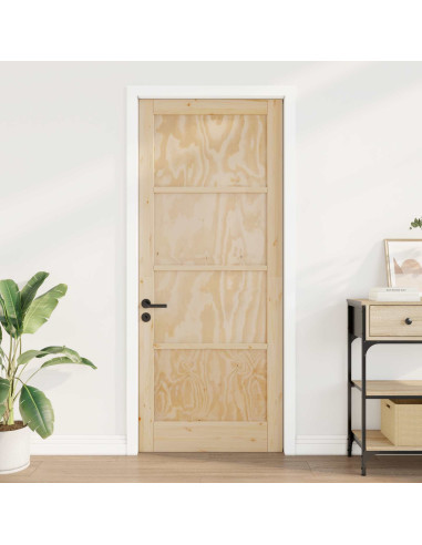 Porta Interna Naturale 86 x 211 cm Legno compensato