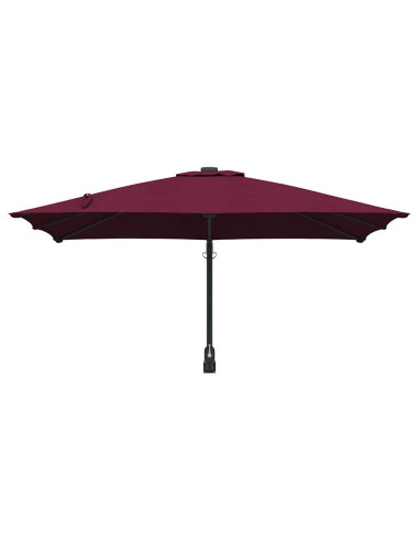 Ombrello da giardino Rosso Bordeaux 248,5 x 247,5 x 160 cm