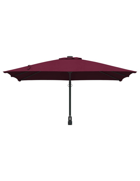 Ombrello da giardino Rosso Bordeaux 248,5 x 247,5 x 160 cm