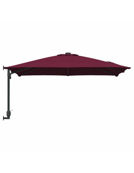 Ombrello da giardino Rosso Bordeaux 248,5 x 247,5 x 160 cm