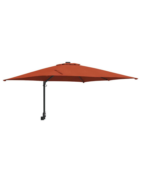 Ombrello da giardino Terracotta 248,5 x 247,5 x 160 cm