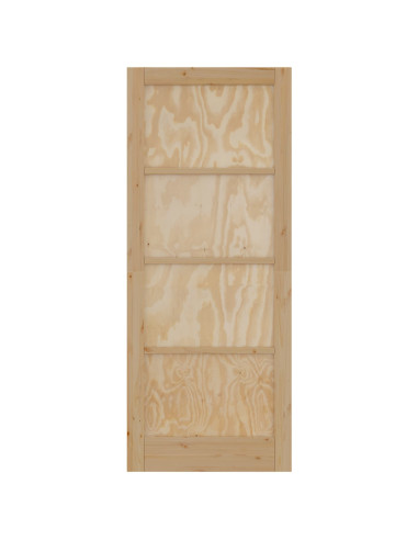 Porta Interna Naturale 86 x 211 cm Legno compensato