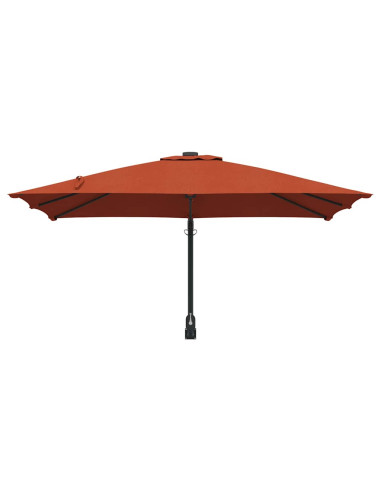 Ombrello da giardino Terracotta 248,5 x 247,5 x 160 cm