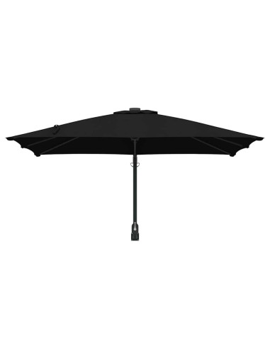 Ombrello da giardino Nero 248,5 x 247,5 x 160 cm
