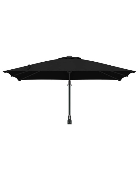 Ombrello da giardino Nero 248,5 x 247,5 x 160 cm