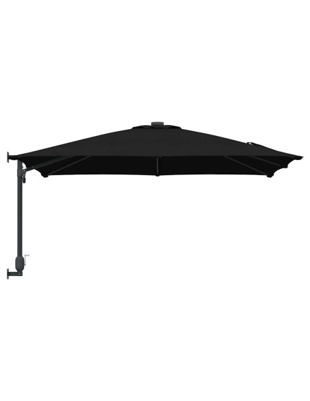 Ombrello da giardino Nero 248,5 x 247,5 x 160 cm