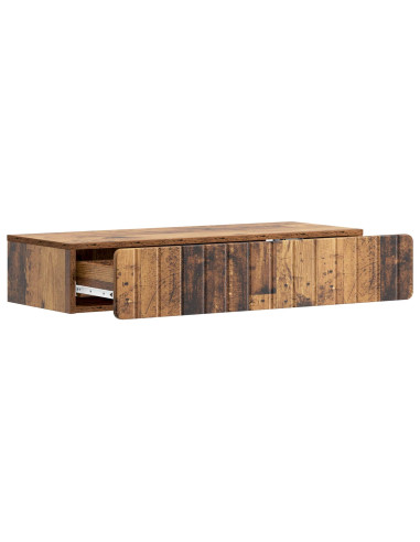 Tavolino da Parete Laterale Legno antico 87,5 x 34,5 x 17 cm