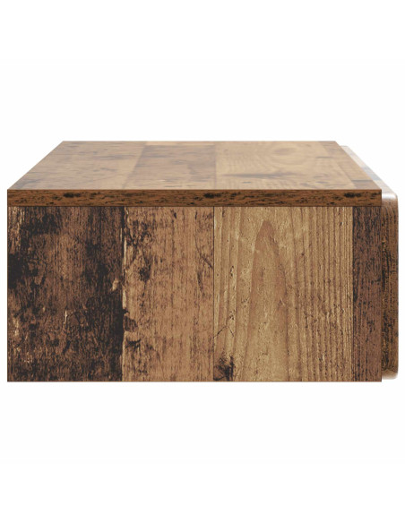 Tavolino da Parete Laterale Legno antico 87,5 x 34,5 x 17 cm
