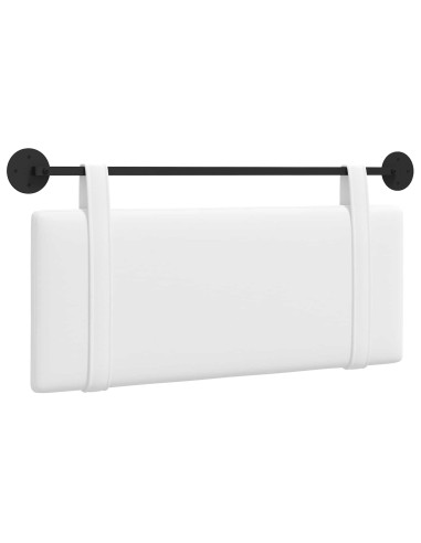 Testata appesa Tinta unita Bianco 110 x 55 x 5 cm Tessuto
