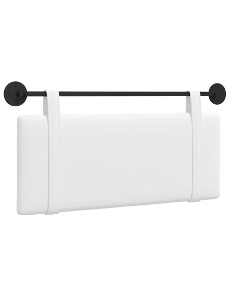 Testata appesa Tinta unita Bianco 110 x 55 x 5 cm Tessuto