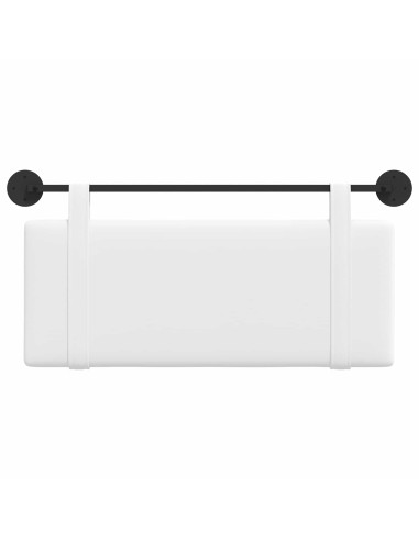 Testata appesa Tinta unita Bianco 110 x 55 x 5 cm Tessuto