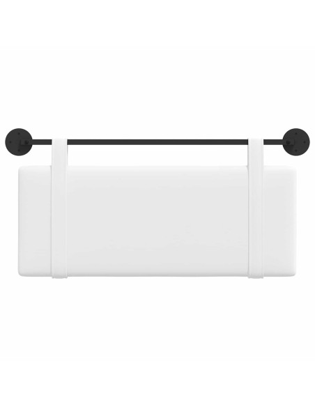 Testata appesa Tinta unita Bianco 110 x 55 x 5 cm Tessuto