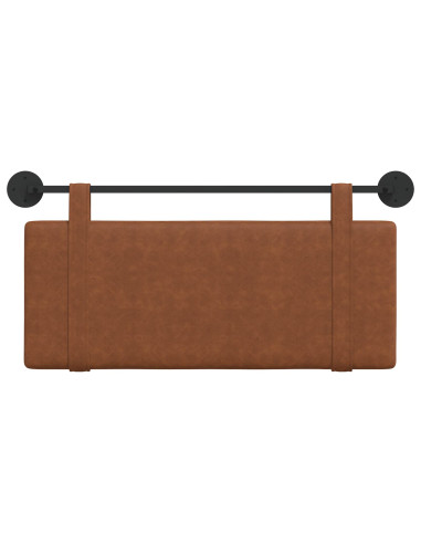 Testata appesa Tinta unita Marrone 110 x 55 x 5 cm PU Antico