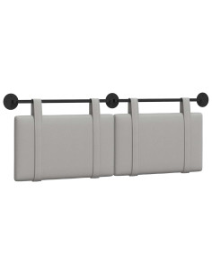 Testata appesa Grigio Nuvola 130 x 55 x 5 cm Tessuto 2