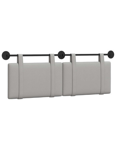 Testata appesa Grigio Nuvola 130 x 55 x 5 cm Tessuto