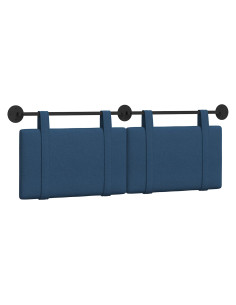 Testata appesa Montaggio a parete Blu 130 x 55 x 5 cm Tessuto 2