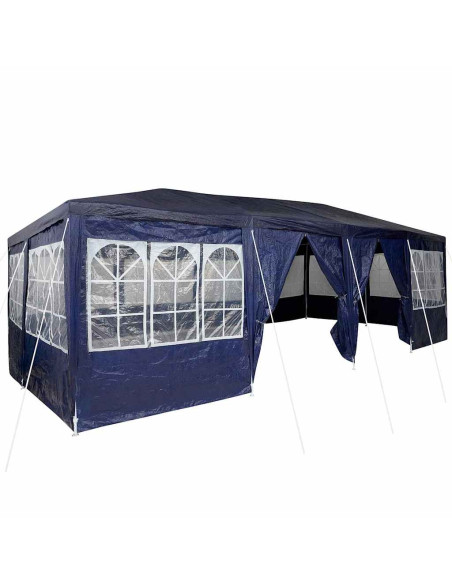 Tenda Party Blu 800 x 400 x 266 cm Polietilene