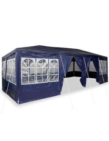 Tenda Party Blu 800 x 400 x 266 cm Polietilene