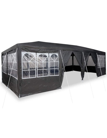 Tenda Party Antracite 800 x 400 x 266 cm Polietilene