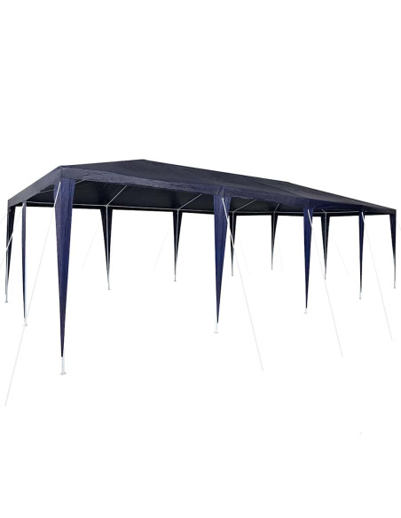 Tenda Party Blu 800 x 400 x 266 cm Polietilene e Acciaio