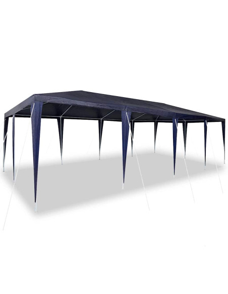 Tenda Party Blu 800 x 400 x 266 cm Polietilene e Acciaio