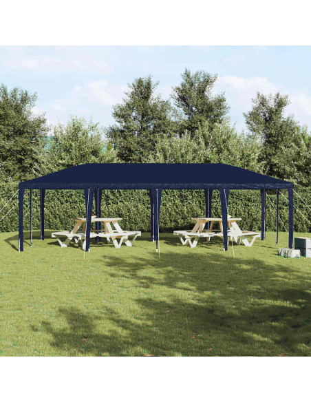Tenda Party Blu 800 x 400 x 266 cm Polietilene e Acciaio