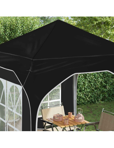 Tenda per feste a pop-up 192 x 192 x 245 cm Nero
