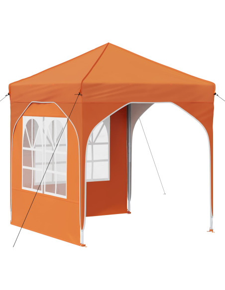 Tenda per feste a pop-up 192 x 192 x 245 cm Arancione