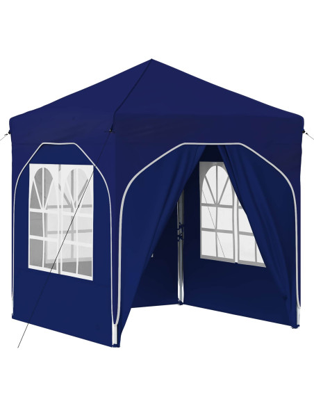 Tenda per feste a pop-up 192 x 192 x 245 cm Blu