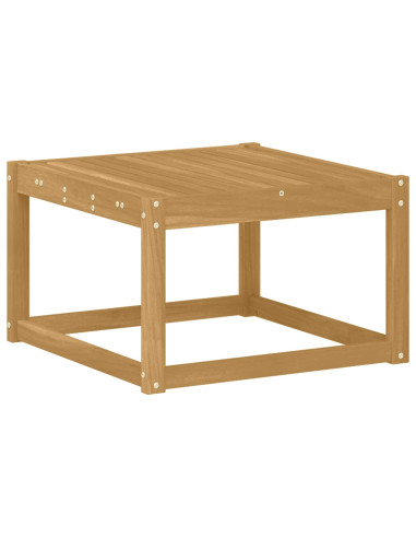 Set di divani da esterno 7 pcs Bianco e Beige Poliestere