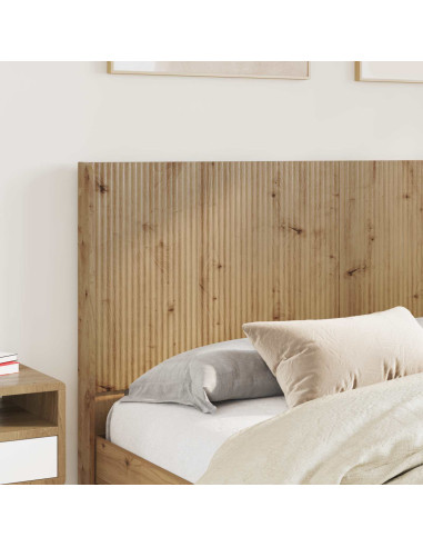 Struttura del letto con stoccaggio e testata Rovere Artigianale