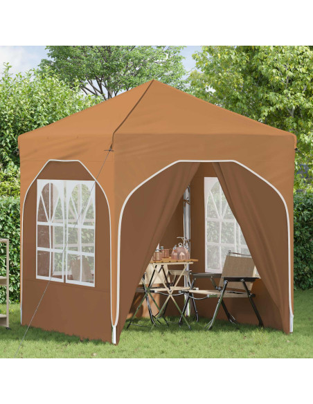 Tenda per feste a pop-up 192 x 192 x 245 cm Beige
